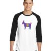 GOAT Leo Messi 10 Barca Stripes Raglan Tee