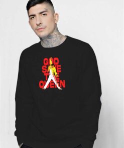 God Save The Queen And Freddie Sweatshirt