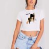 Goldfrapp Black Cherry Dogs Girl Crop Top Shirt