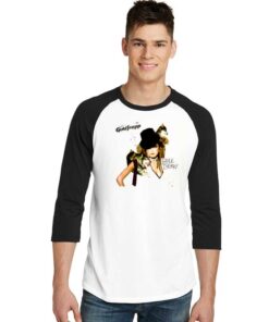 Goldfrapp Black Cherry Dogs Girl Raglan Tee