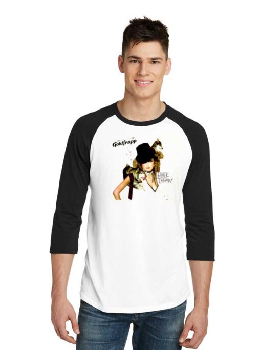 Goldfrapp Black Cherry Dogs Girl Raglan Tee