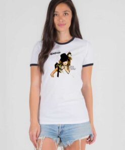 Goldfrapp Black Cherry Dogs Girl Ringer Tee