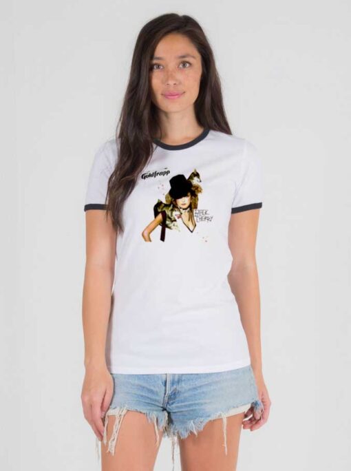 Goldfrapp Black Cherry Dogs Girl Ringer Tee