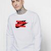 Gracious Ground Nike Red Logo Sweatshirt