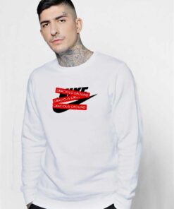 Gracious Ground Nike Red Logo Sweatshirt