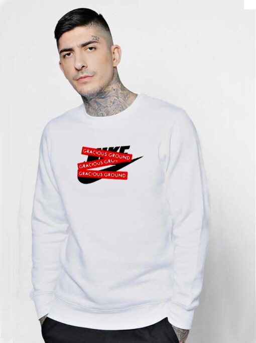 Gracious Ground Nike Red Logo Sweatshirt