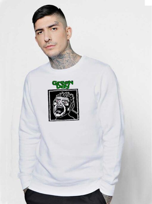 Green Day Scream Face Sweatshirt