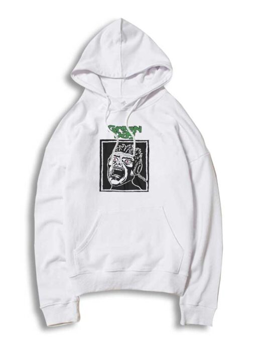 Green Day Scream Face Hoodie