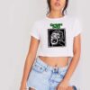 Green Day Scream Face Crop Top Shirt