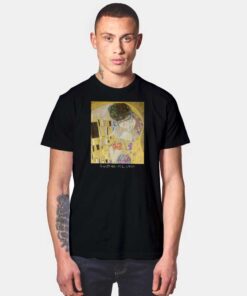 Gustav Klimt Kiss Vintage Painting T Shirt