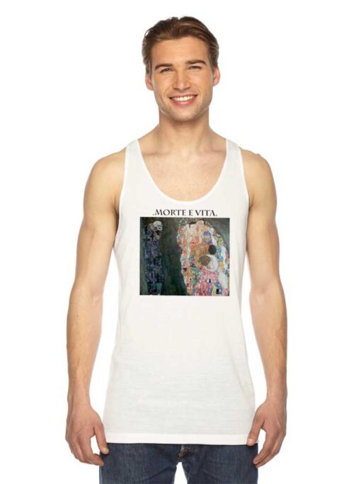 Gustav Klimt Morte E Vita Logo Tank Top