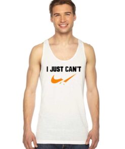 I Just Can't Nike Broken Checklist Tank Top