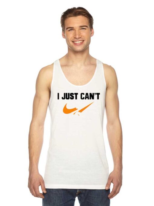 I Just Can't Nike Broken Checklist Tank Top