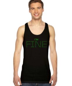 I'm Fine Adrenal Cancer Troubles Tank Top