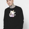 Japanese Ramen Cat Kawaii Anime Sweatshirt