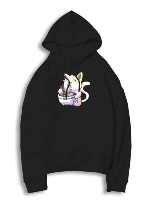 Japanese Ramen Cat Kawaii Anime Hoodie