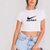 Just Fish It Nike Hook Inspired Crop Top Shirt