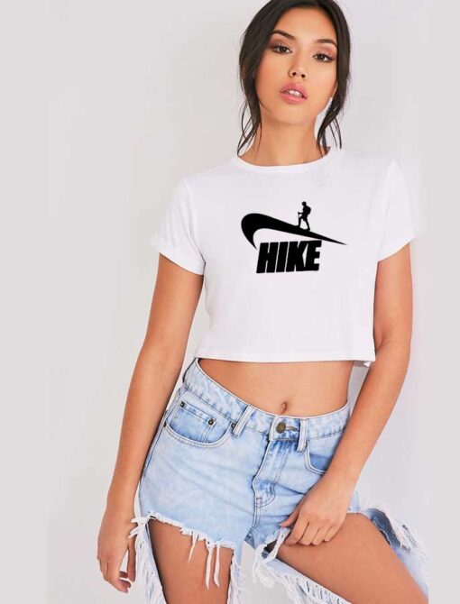 Just Hike It Nike Hiker Inspired Crop Top Shirt