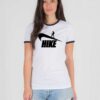 Just Hike It Nike Hiker Inspired Ringer Tee