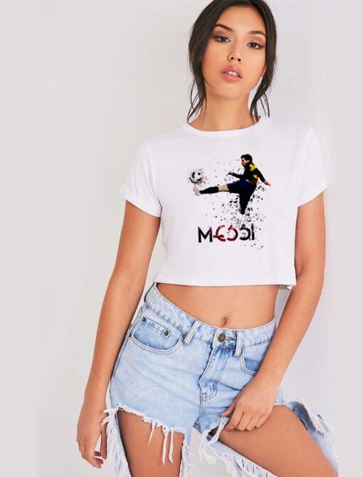 Leo Messi Barcelona Last Moment Crop Top Shirt