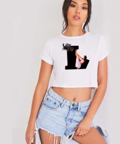 Lily Allen Its Not Me Its You Logo Crop Top Shirt