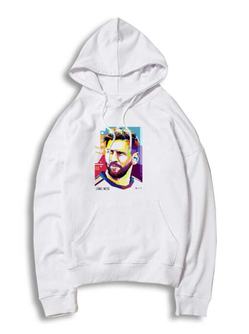 Lionel Messi WPAP Painting Hoodie