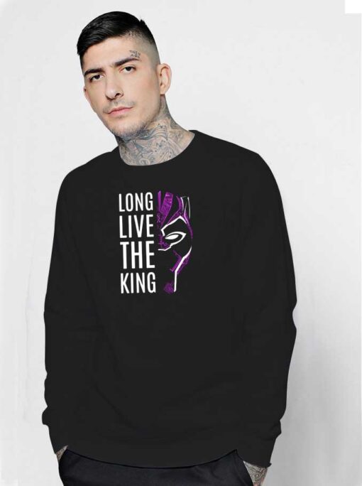 Long Live The King Black Panther Sweatshirt