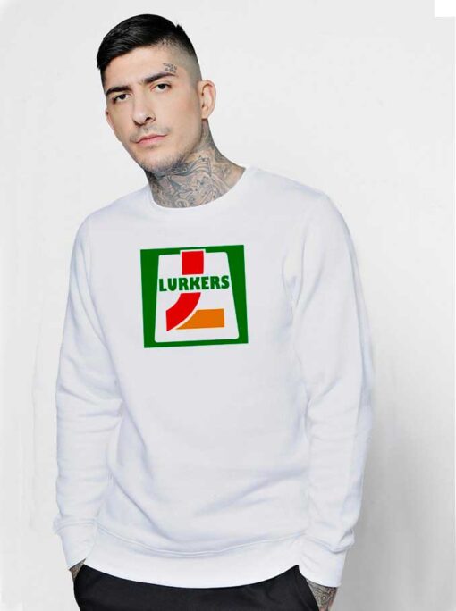 Lurkers 7 Eleven Parody Workaholics Logo Sweatshirt