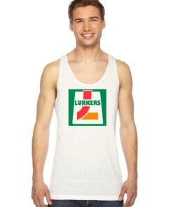 Lurkers 7 Eleven Parody Workaholics Logo Tank Top