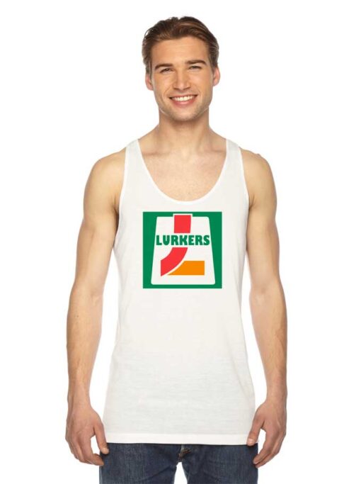 Lurkers 7 Eleven Parody Workaholics Logo Tank Top