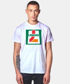 Lurkers 7 Eleven Parody Workaholics Logo T Shirt