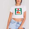 Lurkers 7 Eleven Parody Workaholics Logo Crop Top Shirt