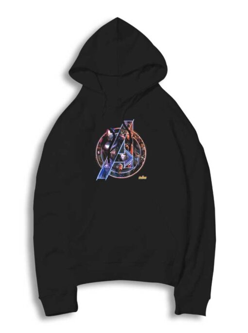 Marvel Avengers Infinity War Neon Logo Hoodie