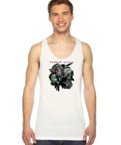 Massive Attack Collected Black Rose Tank Top