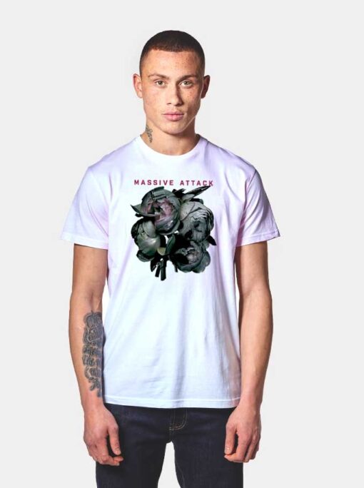 Massive Attack Collected Black Rose T Shirt