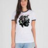 Massive Attack Collected Black Rose Ringer Tee