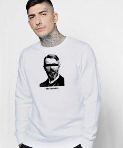 Max Weber Influence Black And White Sweatshirt