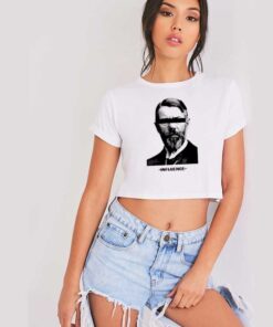 Max Weber Influence Black And White Crop Top Shirt