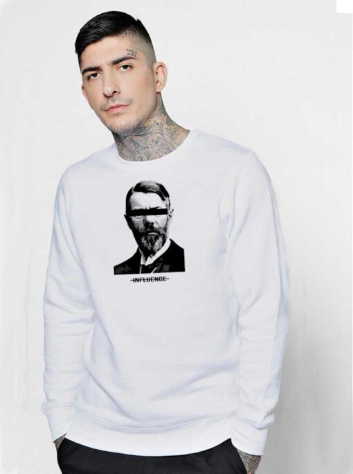 Max Weber Influence Black And White Sweatshirt