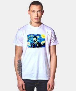 Messi Starry Night Van Gogh Style T Shirt