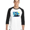 Messi Starry Night Van Gogh Style Raglan Tee