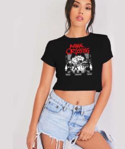 Metal Band Of Animal Crossing Crop Top Shirt