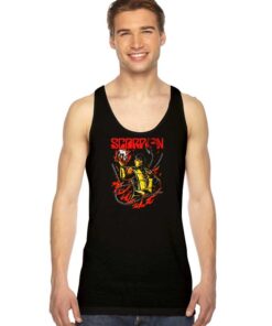 Mortal Kombat Skull of Change Scorpion Tank Top