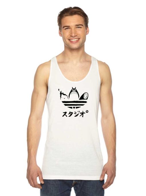 My Neighbor Totoro In Adidas Logo Tank Top