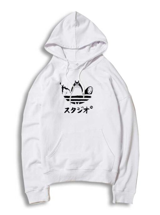 My Neighbor Totoro In Adidas Logo Hoodie