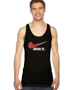 Naruto Jutsu It Akatsuki Nike Red Cloud Tank Top