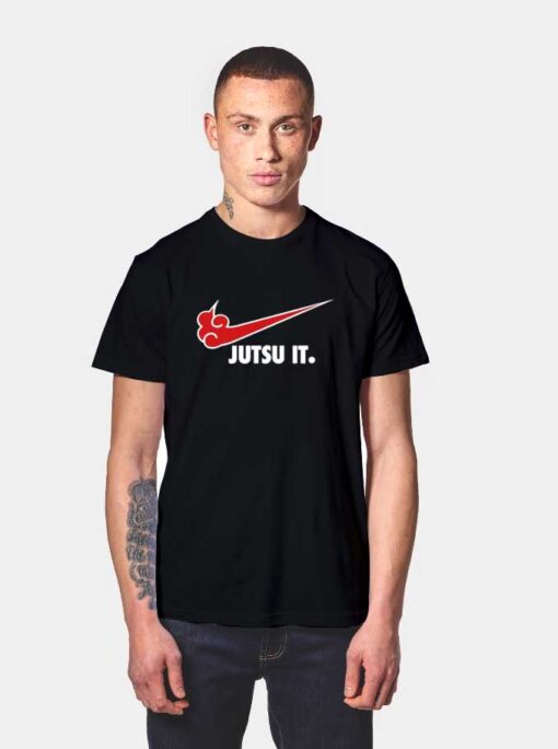 Naruto Jutsu It Akatsuki Nike Red Cloud T Shirt