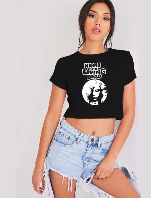 Night Of The Living Dead Girl Crop Top Shirt