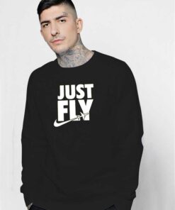 Nike Just Fly It Plane Fumes Mark Sweatshirt