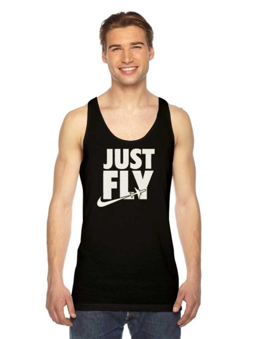 Nike Just Fly It Plane Fumes Mark Tank Top